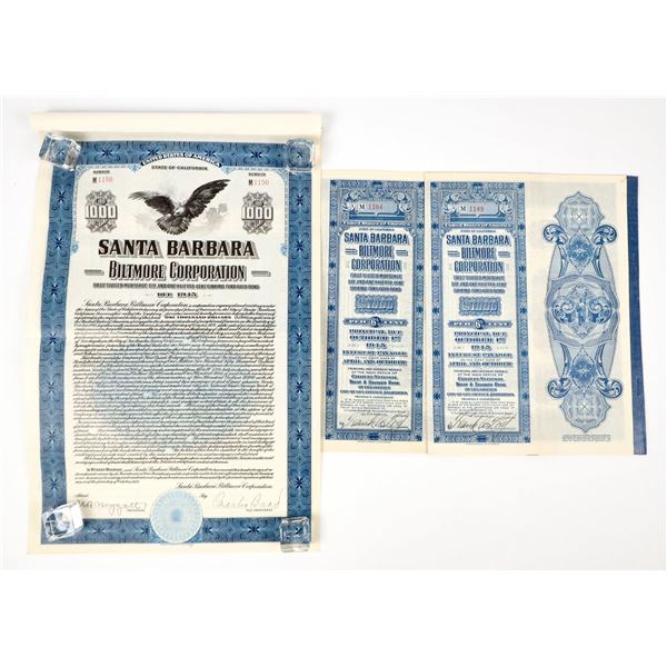 Santa Barbara Biltmore Corp. Bonds. (3) [206792]