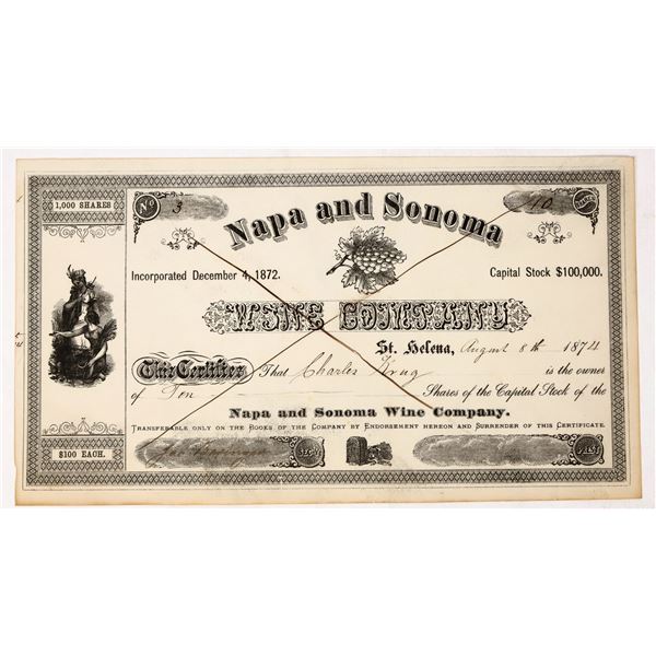 Napa & Sonoma Wine Company - Jacob Berringer & Charles Krug [206462]