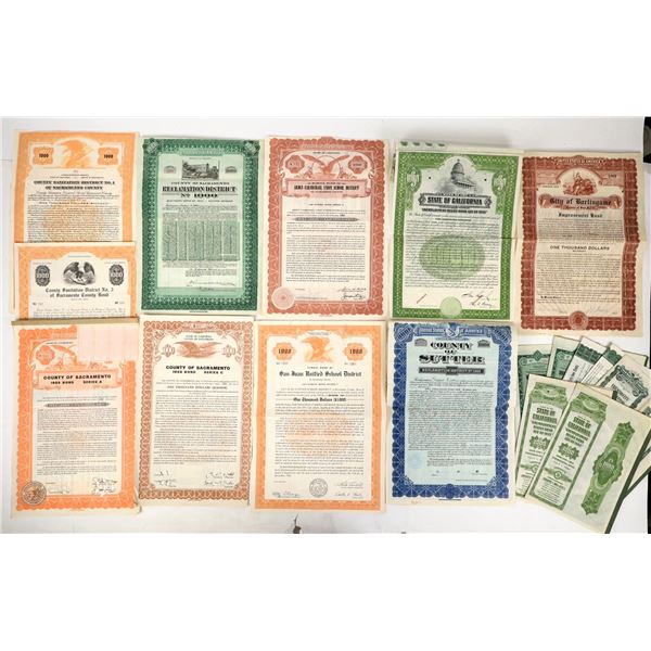 California Bonds c.1920-1960  (20) [205895]