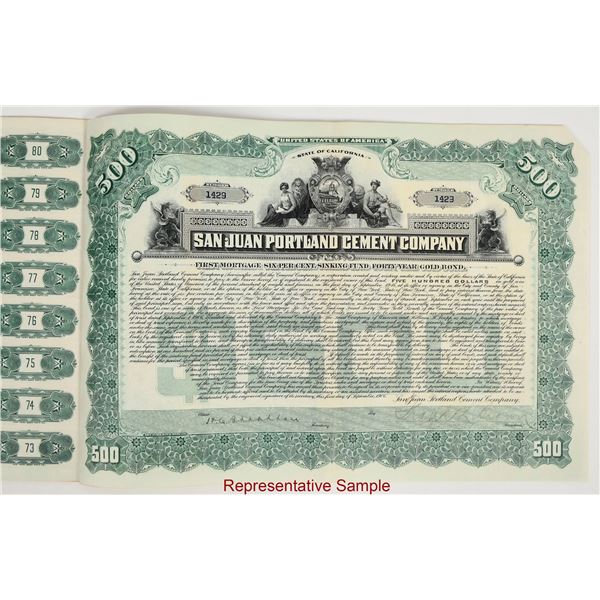 San Juan Portland Cement Co. Bonds.  (40) [205704]