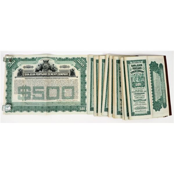 San Juan Portland Cement Co. Bonds. (18) [206794]