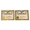 Image 1 : Union Potteries Company Stock Certificates  c. 1923 (2) [206344]