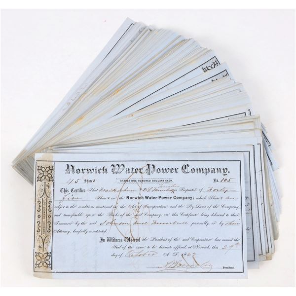 Norwich Water Power Company Stocks [207055]