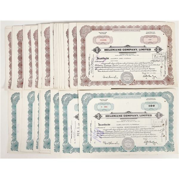 Helemano Company, Ltd. Stocks (100+) [206120]