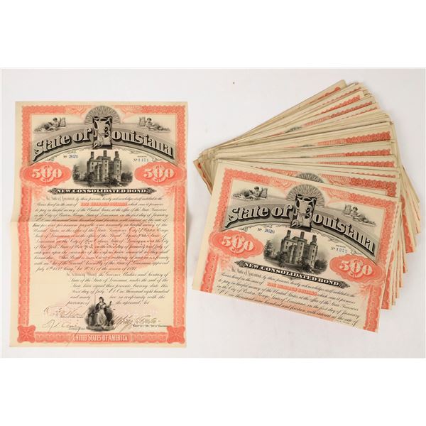 State of Louisiana $500 Bonds 1890  (95) [205897]