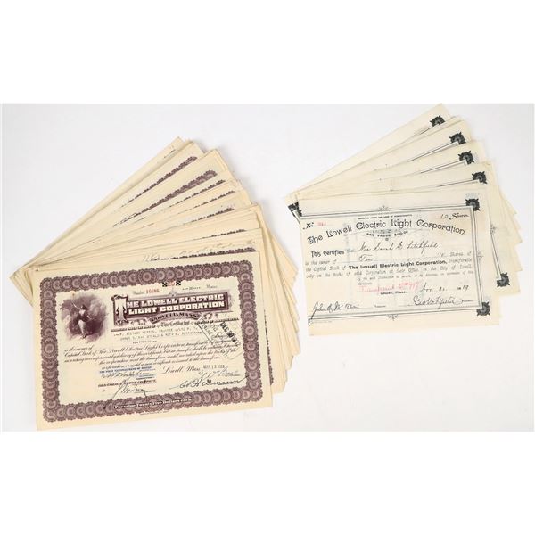 The Lowell Electric Light Corporation Stocks [207009]