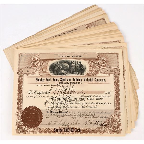 Stanley Fuel, Feed Seed And Building Material Co. Stocks [207003]