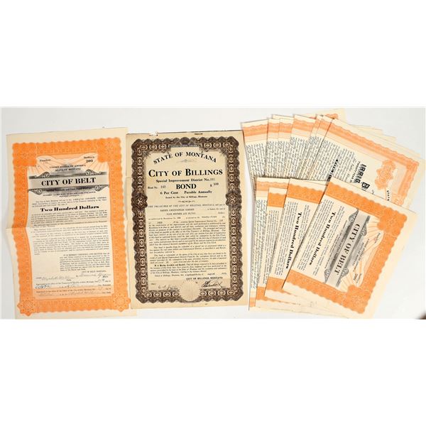 Montana Bonds  c1916-1927  (15) [205765]
