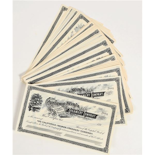 California-Nevada Creamery Company 1892 About 75 [206143]