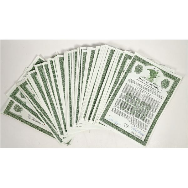 Nevada General Obligation Bonds Signed By Grant Sawyer [204027]