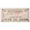 Image 1 : Eureka County Bank Stock Certificate, #4 Issued, 1885 [198057]