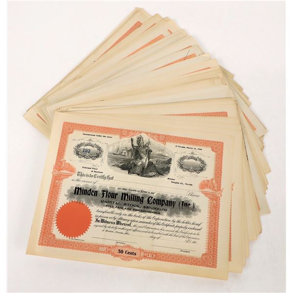 Minden Flour Milling Company Inc. Stock Certificates (100+) [205616]