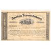 Image 1 : American Express Company Stock Signed by Butterfield, Fargo, Holland [197939]