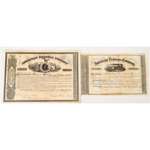 American Express Company Stock Pair incl. Wells, Fargo Signatures [206684]