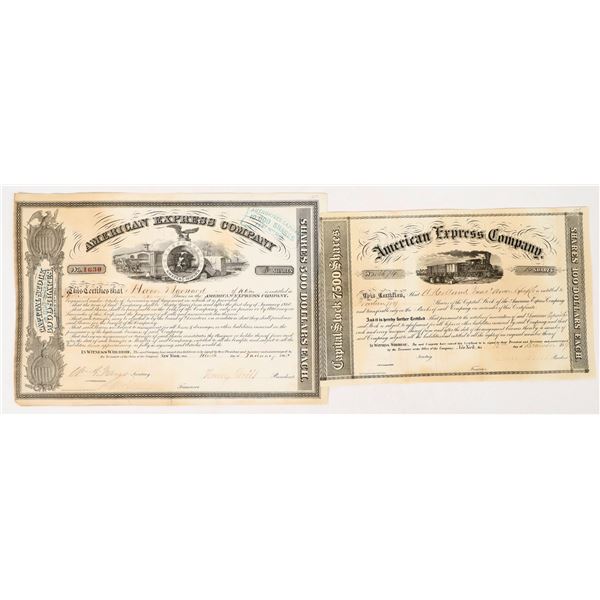 American Express Company Stock Pair incl. Wells, Fargo Signatures [206683]