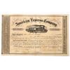 Image 1 : American Express Company Stock Signed by Butterfield, Fargo, Holland [206687]