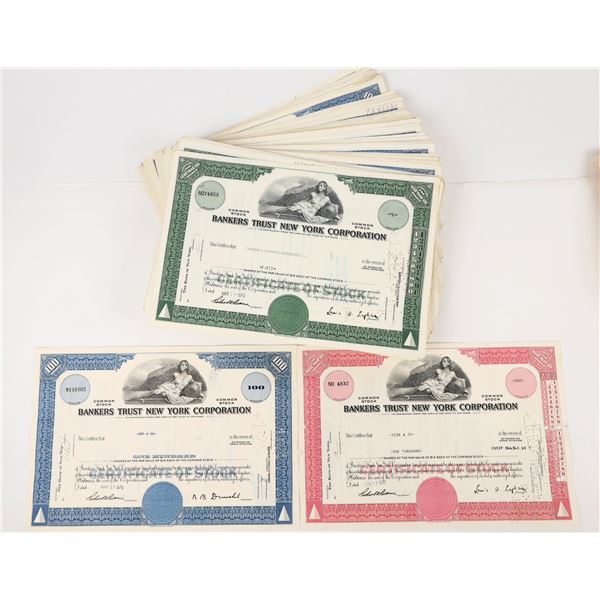 Bankers Trust New York Corporation Stock Certificates (200) [206940]