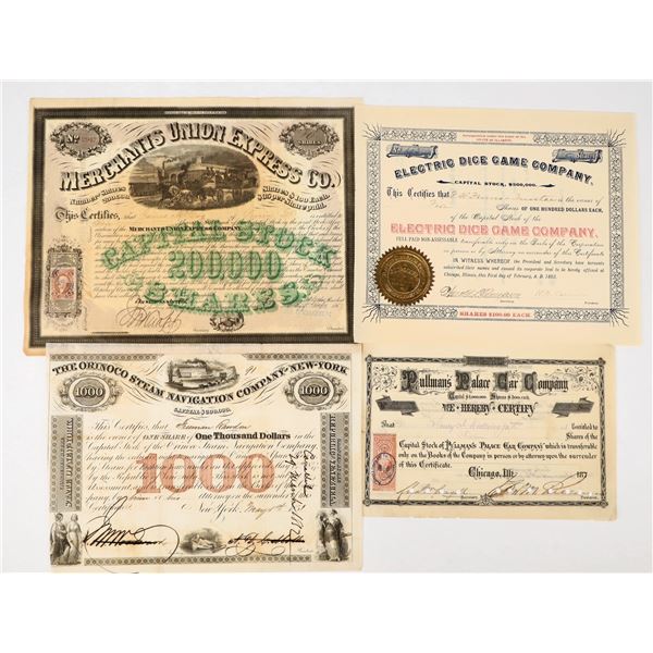 Four Different Rare Prag Stocks: Express, Railroad, Gaming [198100]