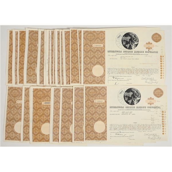 International Business Machines (IBM) Corp. Stocks c.1960-1970 About 160 [205499]