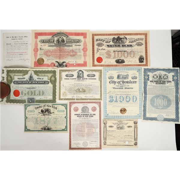 New York Bonds  c.1838-1970  (78) [205907]