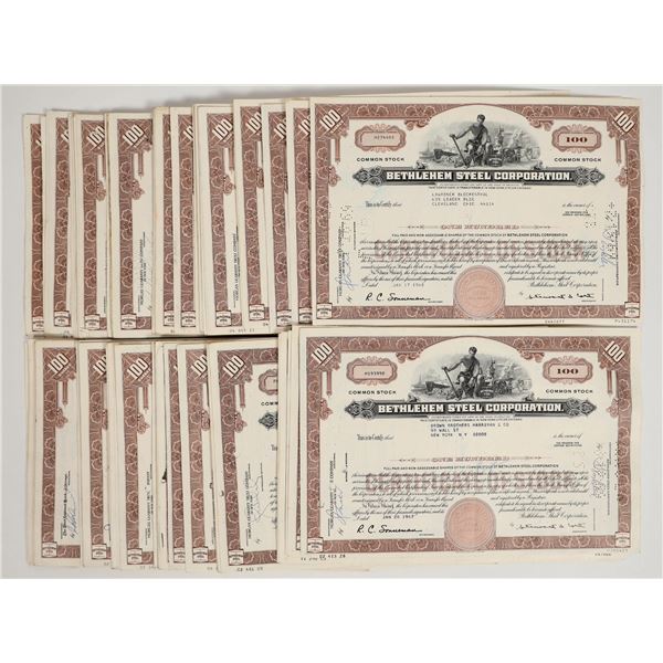 Bethlehem Steel Corporation Stocks (100+) [206256]