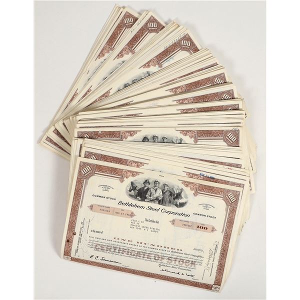 Bethlehem Steel Corporation Stocks (100+) [206259]