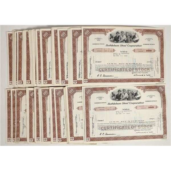 Bethlehem Steel Corporation Stocks (150+) [206257]