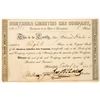 Image 1 : Northern Liberties Gas Company Stock Certificate, 1849 [197981]