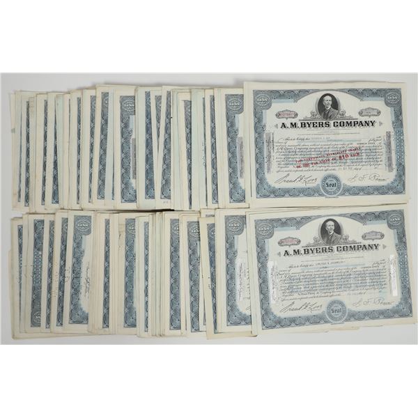 A.M. Byers Company Stocks, 1929-1958 (200) [205738]