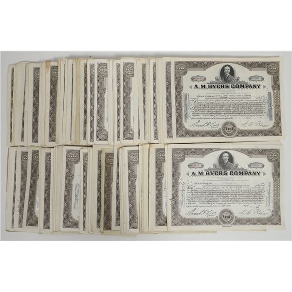 A.M. Byers Company Stocks, 1937-1958 (225) [205737]