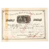 Image 1 : Lead City Bank of Lead City, Dakota Stock Certificate, 1883 [198044]