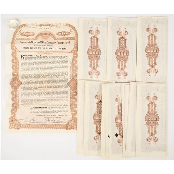 Ornamental Iron And Wire Company, Inc. Bonds [206651]