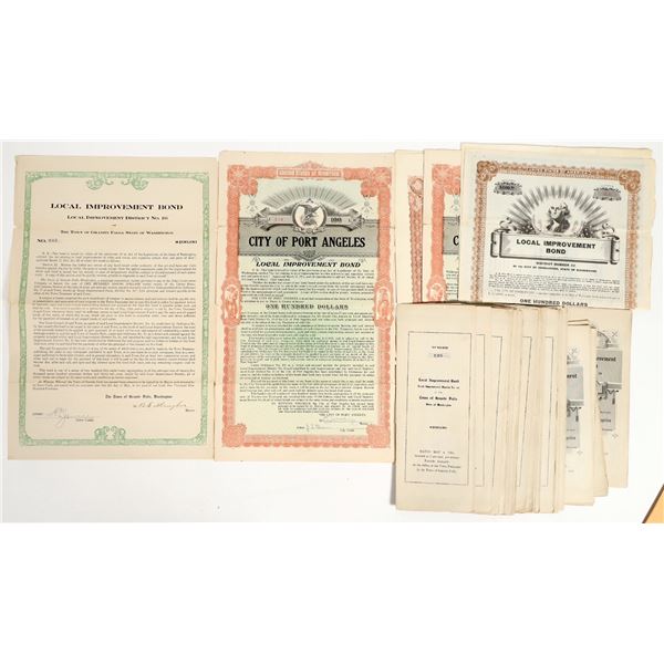 Washington Municipal Improvement Bonds c.1920s  (32) [205767]