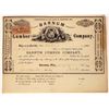 Image 1 : Barnum Lumber Company Stock Certificate [129753]