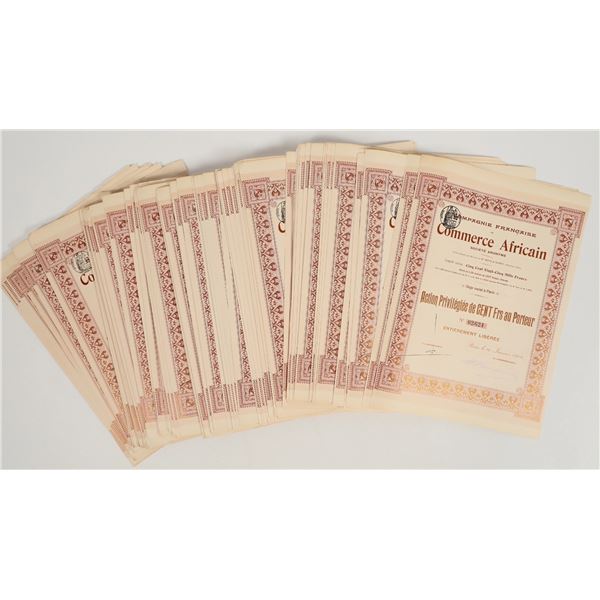 Compagnie Francaise Commerce Africain (80+) [206492]