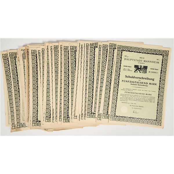 German Weimer Republic Bonds [203650]