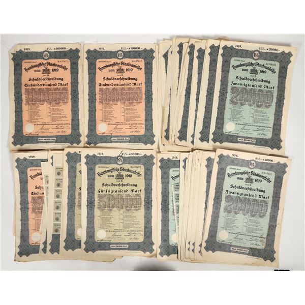 German Weimer Republic Bonds Hamburg [203653]