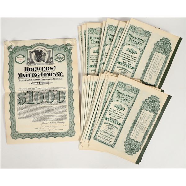 Brewer's Malting Company Bonds 1911 (36) [205627]