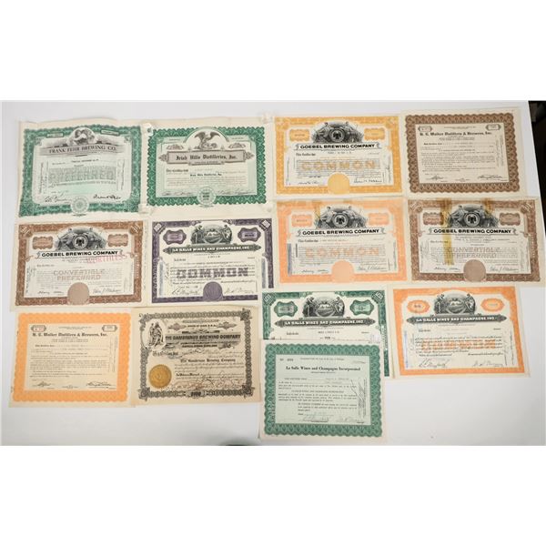 Wine And Beer Stocks [205670]