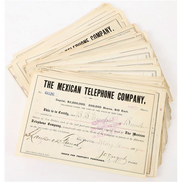 Mexican Telephone Company Stocks (150+) [205393]