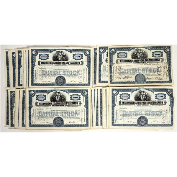 International Telephone & Telegraph Stocks (200+) [206101]