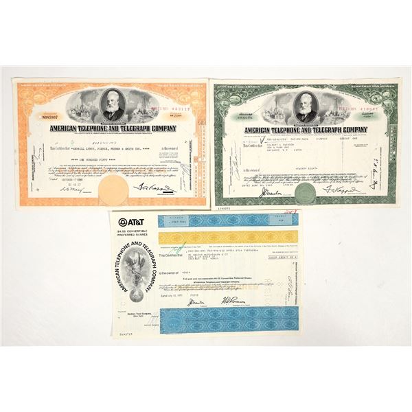 AT&T Stocks, 1950-1971 (250) [205786]