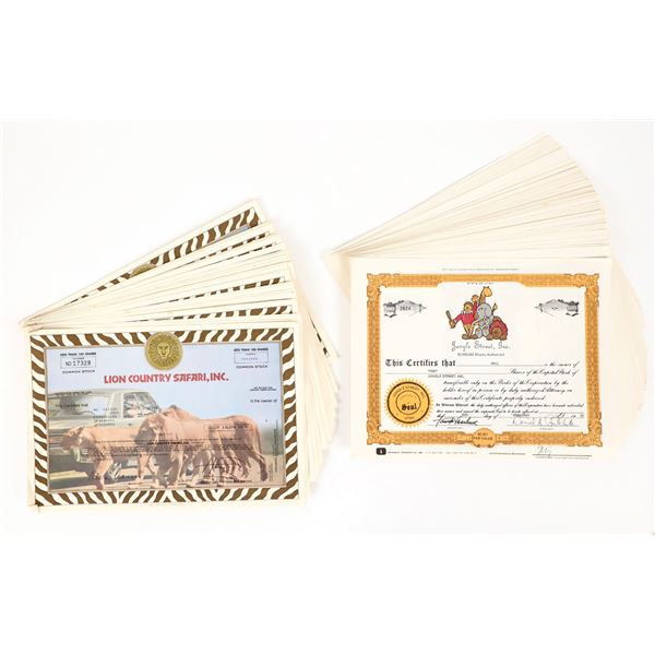 Amusement /Zoo Stocks (125+) [206860]