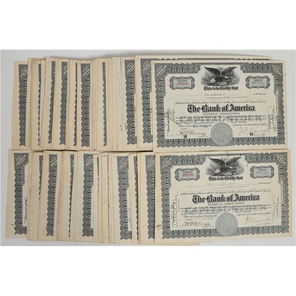 Bank of America Stocks, 1928 (165) [205770]