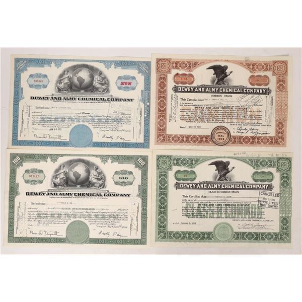 Chemical - Dewey and Almy Co. Stocks (4) [176864]