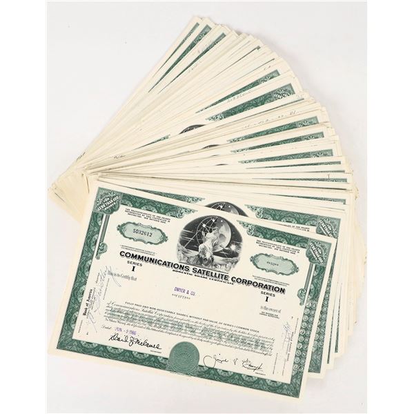 Communications Satellite Corp. Stocks (260) [205884]