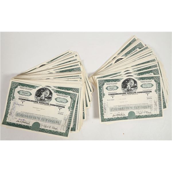 Communications Satellite Corp. Stocks (280) [205885]