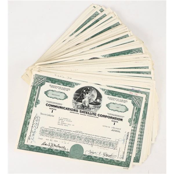 Communications Satellite Corp. Stocks (400) [205886]