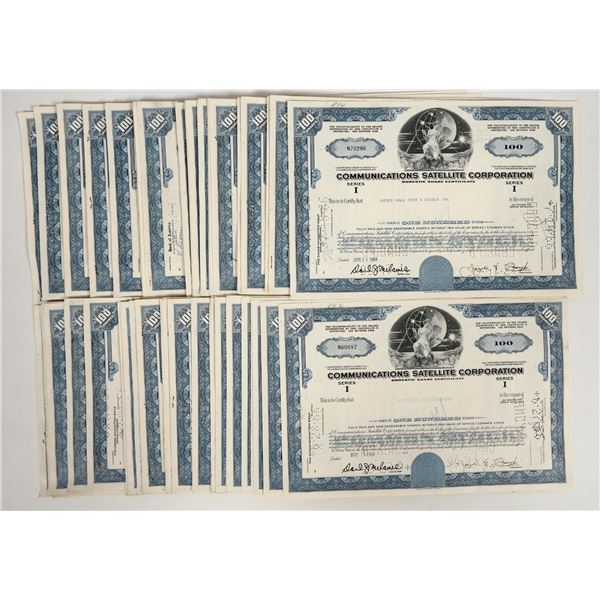 Communications Satellite Corp. Stocks (85) [205883]