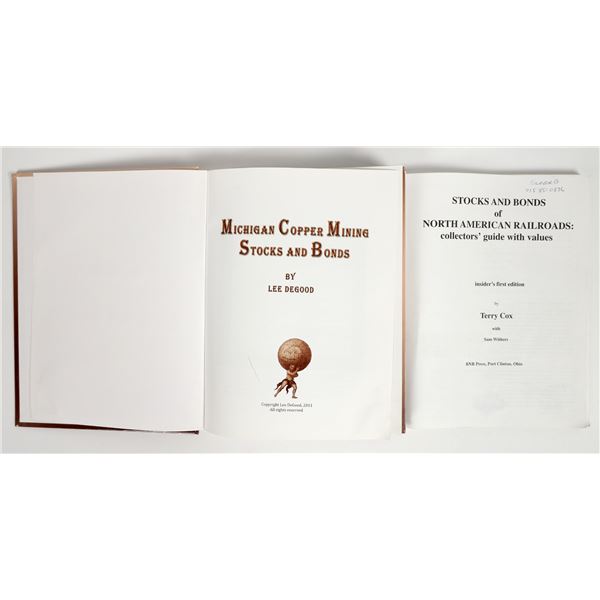 Copper & Railroad Stock Reference Books (2) [204794]